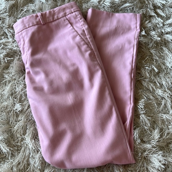 BANANA REPUBLIC Ryan Fit Ankle Crop Pant Pastel Pink Woman’s Trousers Size 4 - Picture 2 of 9